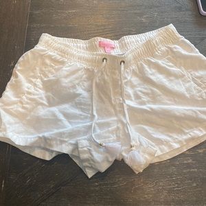 Lilly Pulitzer White Linen Shorts